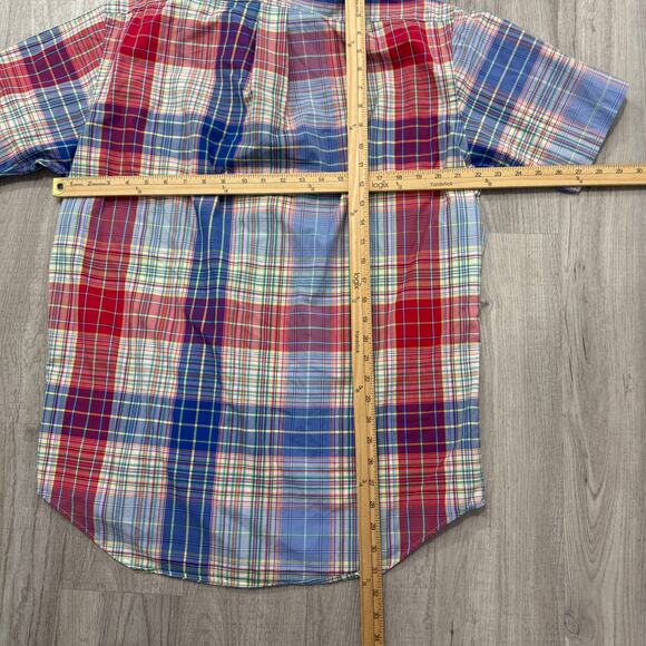 Vintage Polo Ralph Lauren Short Sleeve Button Shirt Men's Medium Classic Fit 90s - Picture 6 of 6